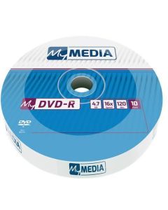 DVD-R 4,7 GB, 16x, MYMEDIA, 10ks - fólie