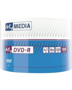 DVD-R 4,7 GB, 16 x, 50 ks, shrink, MYMEDIA 69200