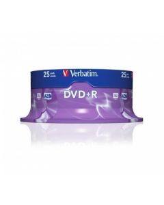 DVD+R 4,7GB, 16x, AZO, Verbatim, 25-cake