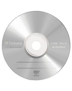 Verbatim DVD-RW, Matt Silver, 43285, 4.7GB, 4x, jewel box, 5-pack, bez možnosti potisku, 12cm, pro archivaci dat