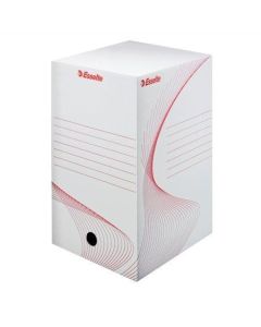 Archivační krabice "Boxy", bílá, 200 mm, A4, karton, ESSELTE