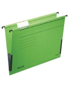 Závěsné desky Leitz ALPHA® s bočnicemi, Zelená