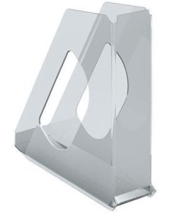 Stojan na časopisy "Europost", čirá, 68 mm, plast, ESSELTE