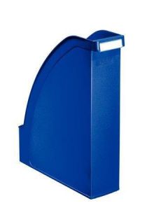 Stojan na časopisy “Plus”, modrá, A4, 70 mm, plast, LEITZ