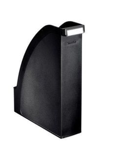 Stojan na časopisy “Plus”, černá, A4, 70 mm, plast, LEITZ