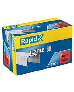 Drátky "Superstrong", 43/8, pozinkované, na textil, RAPID