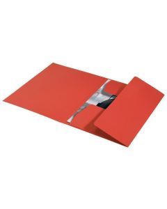 Spisové desky "Recycle", červená, recyklovaný karton, A4, LEITZ 39060025
