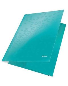 Tříchlopňové desky na spisy "Wow", ledově modrá, LEITZ