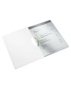 Desky s rychlovazačem "Wow ColorClip", zelená,  A4, s klipem, PP, LEITZ