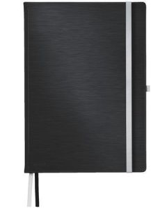 Zápisník "Style", saténově černá, čtverečkovaný, A4, 80 listů, LEITZ