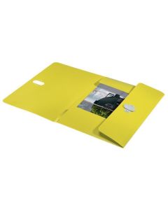 Desky na dokumenty "Recycle", žlutá, PP, A4, LEITZ 46220015