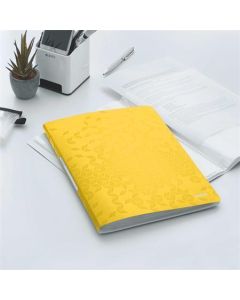 Katalogová kniha "Wow", žlutá, 20 kapes, A4, PP, LEITZ