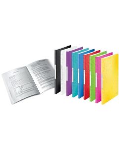 Katalogová kniha "Wow", červená, 20 kapes, A4, PP, LEITZ 46310026
