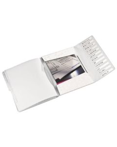 Třídicí kniha "Wow", bílá, 12 částí, A4, LEITZ 46340001