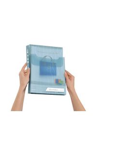 Závěsné desky "CombiFile", modrá, A4, 200 mikron, s rozšiřitelnou kapacitou, LEITZ