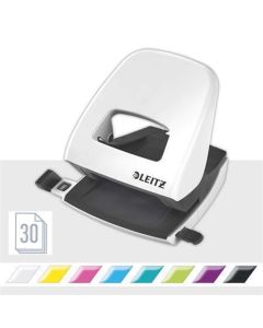Děrovačka "Nexxt Style 5008", bílá, 30 listů, LEITZ