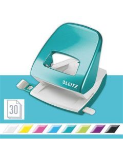 Děrovačka "Nexxt Style 5008", metalická ledově modrá, 30 listů, LEITZ