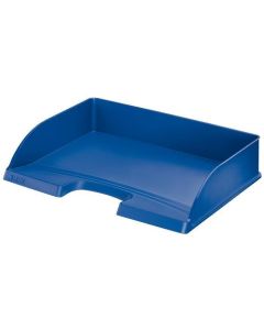 Odkladač "Plus", modrá, z boku otevřený, plast, LEITZ