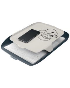 Odkladač " Cosy", šedá, s organizérem, LEITZ 52590089