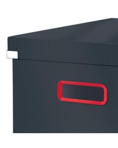 Úložný box "Cosy Click&Store", sametová šedá, velikost L, LEITZ 53490089