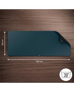 Podložka na stůl, sametově šedá, 100 x 40 cm, XL, LEITZ 53840089