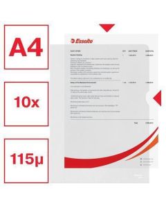 Desky "L" "Standard", matný, A4, 105 mikronů, pomerančový povrch, ESSELTE