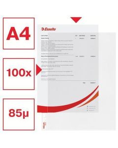 Euroobal s otvíráním ze shora a z vnitřní strany, matný, A4, PP, 85 mikronů, ESSELTE 55213