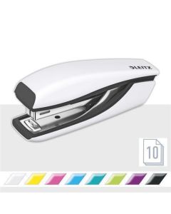 Sešívačka "Nexxt Wow 5528", bílá, mini, No.10, 10 listů, kov, LEITZ