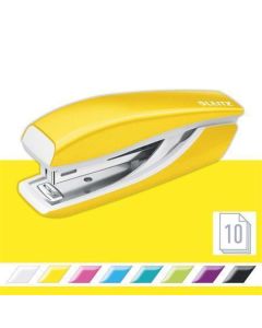 Sešívačka "Nexxt Wow 5528", žlutá, mini, No.10, 10 listů, kov, LEITZ