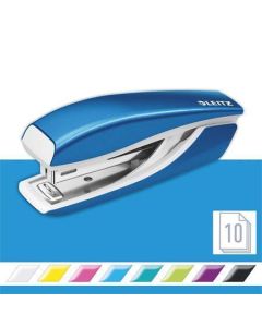 Sešívačka "Nexxt Wow 5528", modrá, mini, No.10, 10 listů, kov, LEITZ