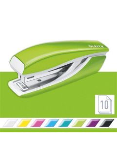 Sešívačka "Nexxt Wow 5528", zelená, mini, No.10, 10 listů, kov, LEITZ