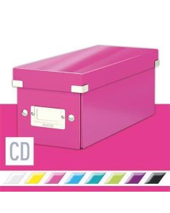 Krabice na CD "Click&Store", růžová, LEITZ