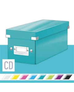 Krabice na CD "Click&Store", ledově modrá, LEITZ