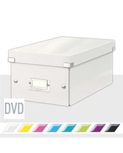 Krabice na DVD "Click&Store", bílá, LEITZ
