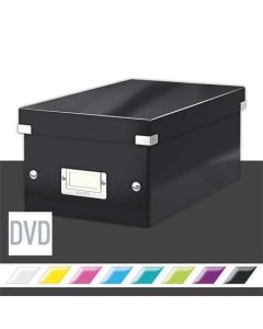 Krabice na DVD "Click&Store", černá, LEITZ
