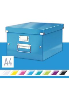 Univerzální krabice "Click&Store", modrá, A4, LEITZ