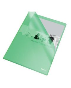 Desky "L" "Standard", zelená, A4, 115 mikronů, pomerančový povrch, ESSELTE