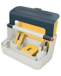 Přenosný box "Cosy", šedá, s organizérem, LEITZ 61250089