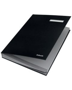 Podpisová kniha, černá, karton, A4, 20 listů, ESSELTE 621061