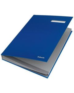Podpisová kniha, modrá, karton, A4, 20 listů, ESSELTE 621063