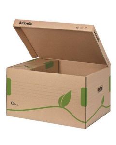 Archivační krabice "Eco", přírodní hnědá, s víkem, ESSELTE