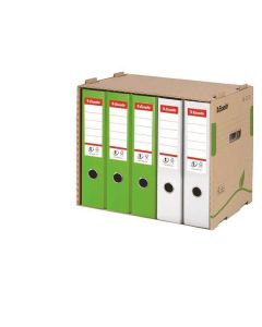 Archivační krabice na pořadače "Eco", přírodní hnědá, s předním otevíráním, ESSELTE