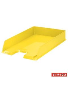 Odkladač "Europost", Vivida žlutá, plast, ESSELTE