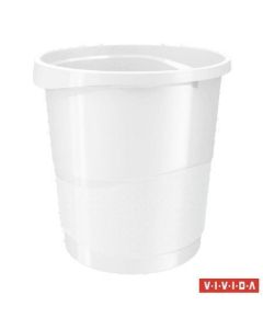 Odpadkový koš "Europost", Vivida bílá, 14 l, ESSELTE