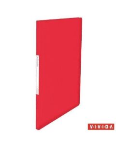 Katalogová kniha "Vivida", měkká, červená, A4, 20 kapes, ESSELTE