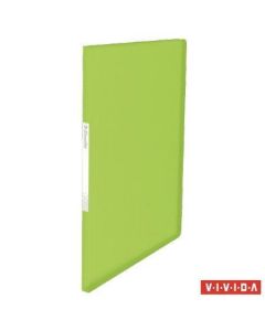 Katalogová kniha "Vivida", měkká, zelená, A4, 20 kapes, ESSELTE