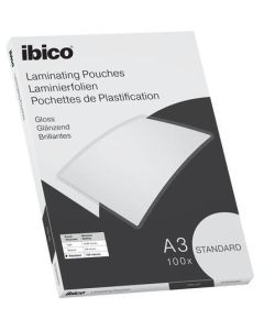 Laminovací fólie "Standard", 125 mikronů, A3, lesklá, 100 ks, IBICO 627313