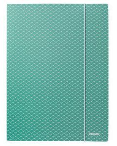 Deska s gumičkou "Colour'Breeze", zelená, kartonová, A4, ESSELTE 628493