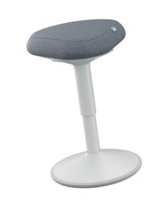 Balanční stolička k sezení "Ergo Active", světle šedá, sklopná, ergonomická, LEITZ 65440085