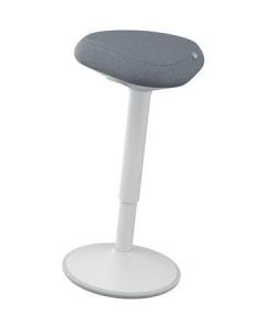 Balanční stolička pro stání s oporou "Ergo Active", světle šedá, sklopná, ergonomická, LEITZ 6545008